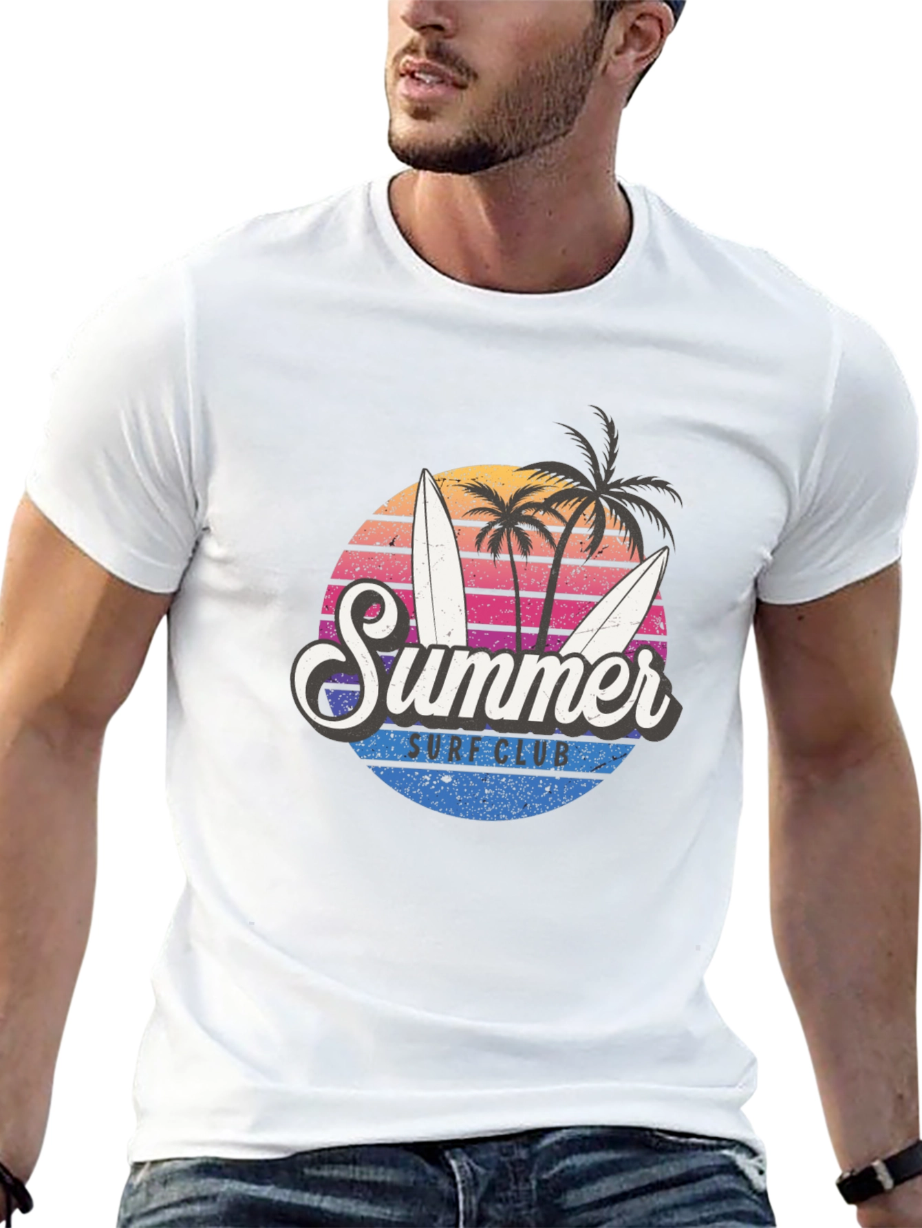 Summer Surf Club Graphic T-Shirt