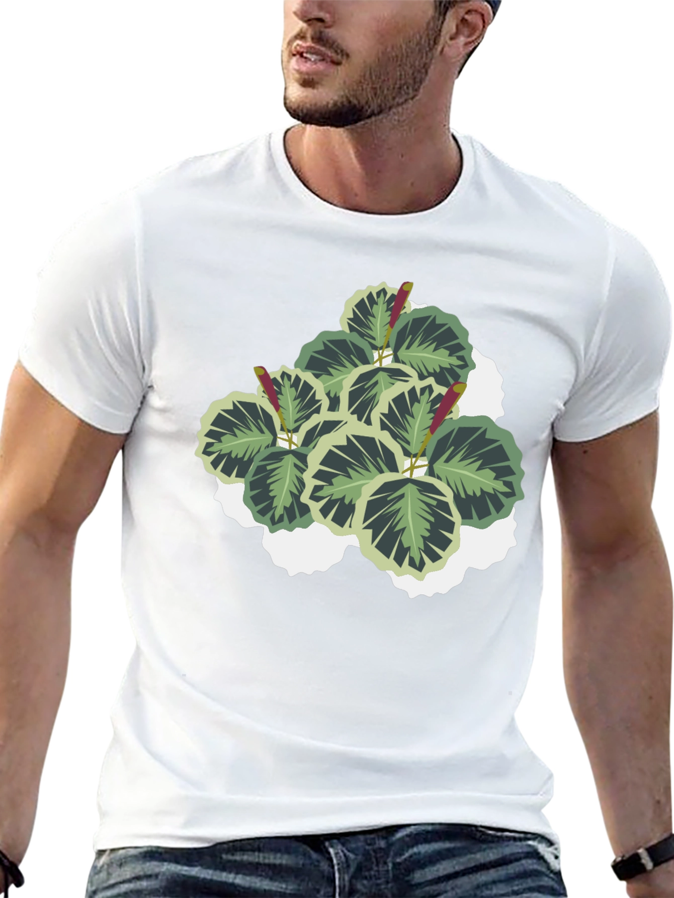 Plant Graphic T-Shirt - Soft Cotton Blend
