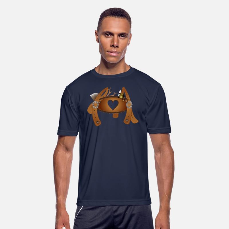 lederhosen illustration cross bar with heart