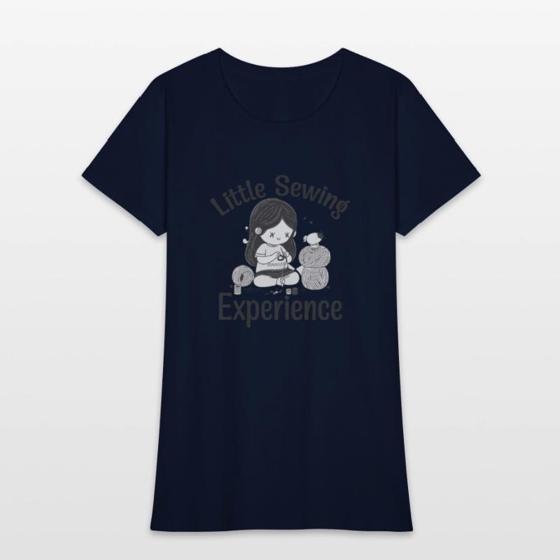 Little sewing experience sewing design shirt