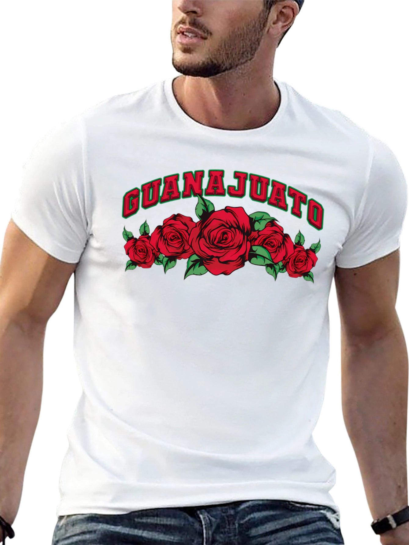 Guanajuato Roses Graphic Tee - Black