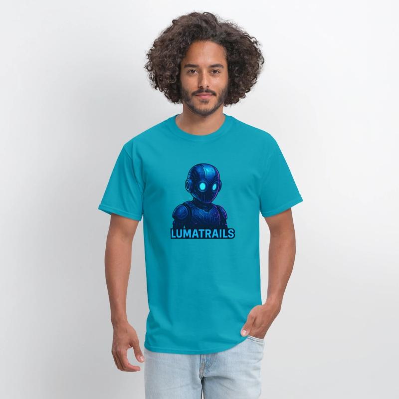 Lumatrails Corebot – Glitch AI Mascot
