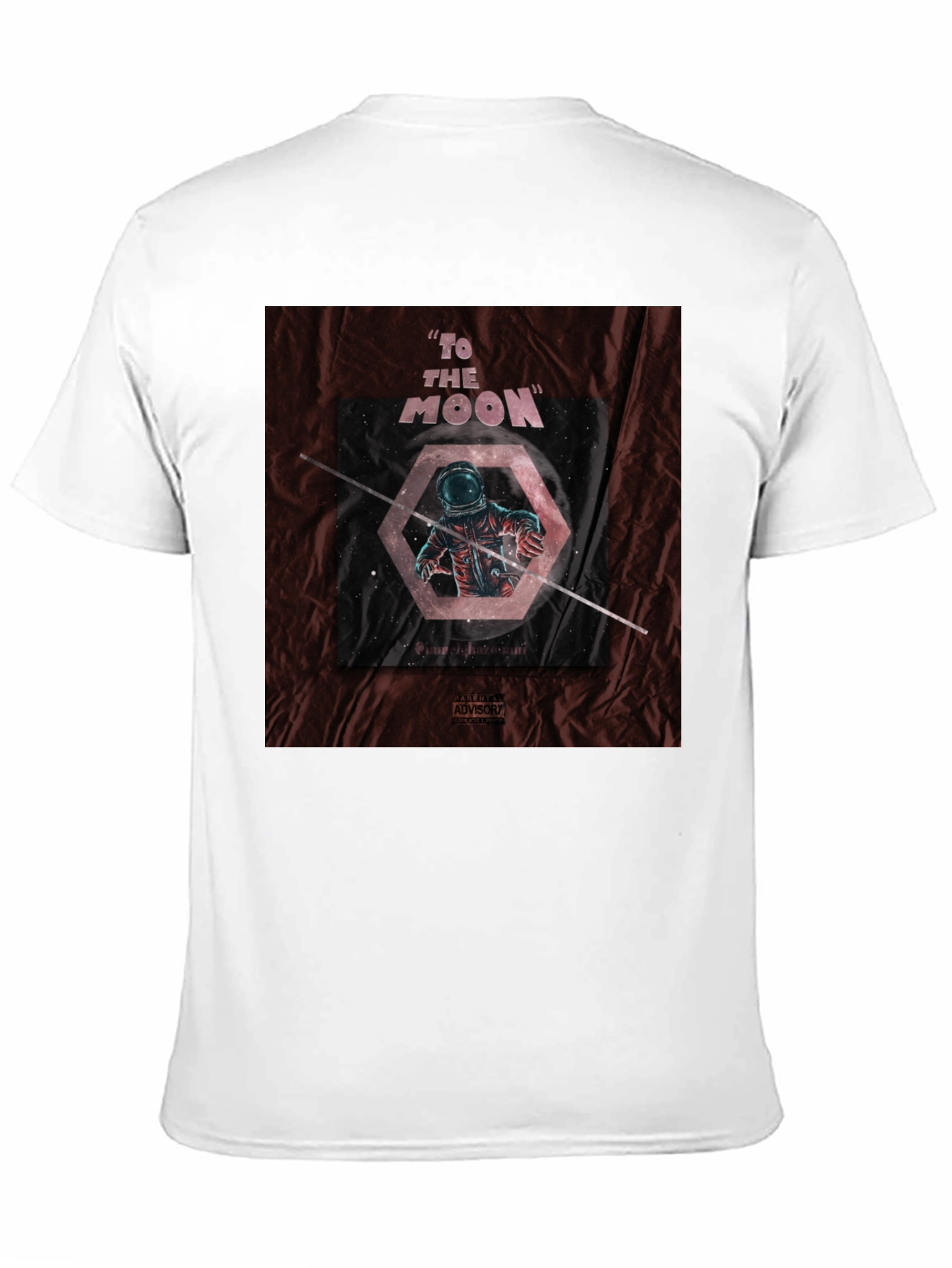 To The Moon Graphic Print T-Shirt