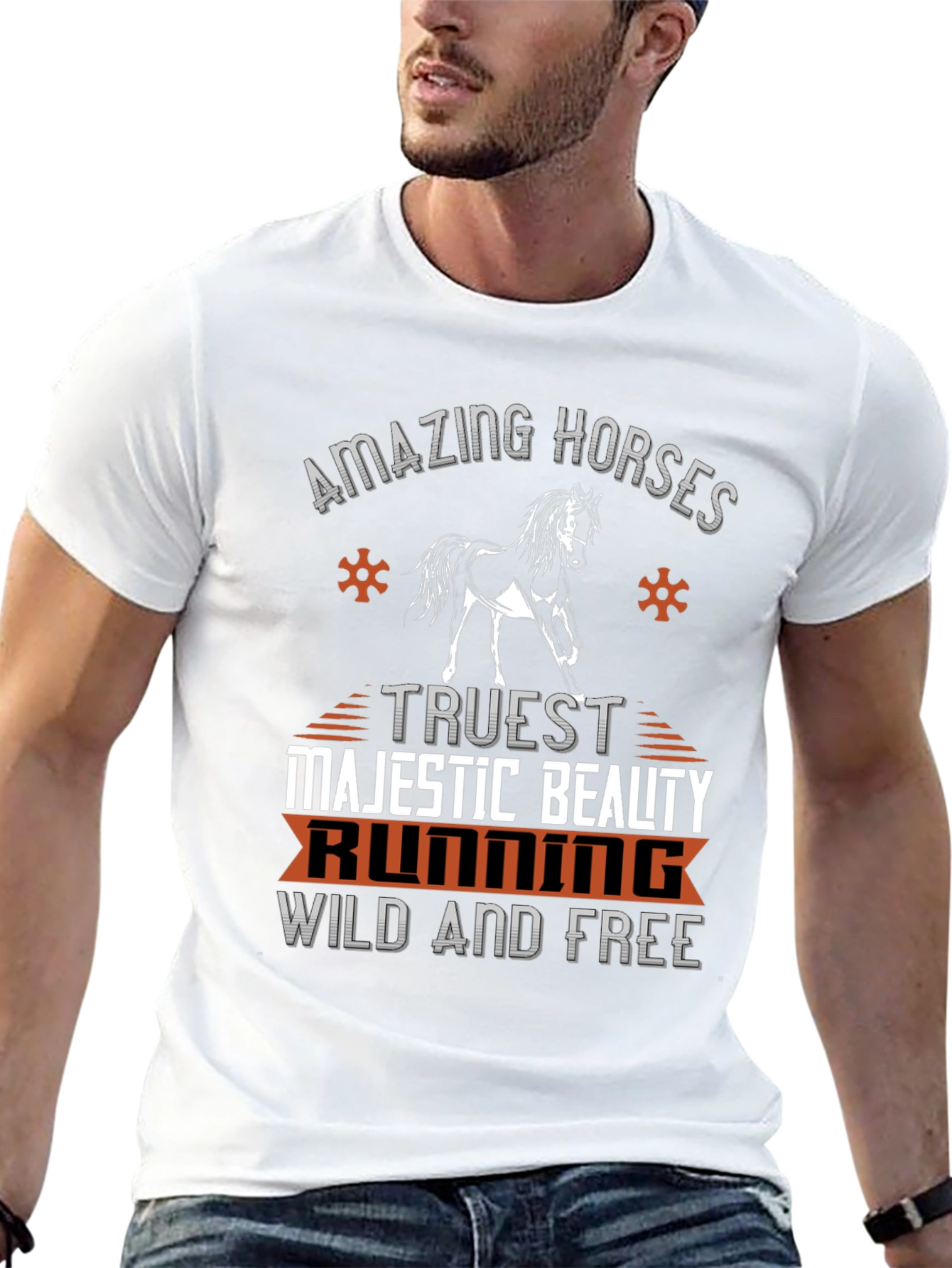 Amazing Horses Tee - Wild and Free
