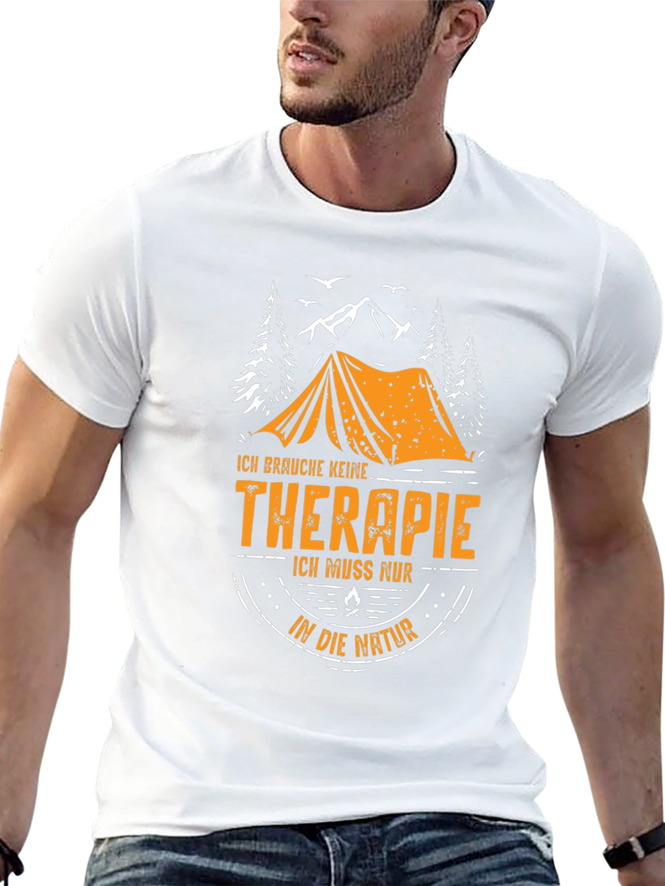 Camping Therapy Graphic T-Shirt