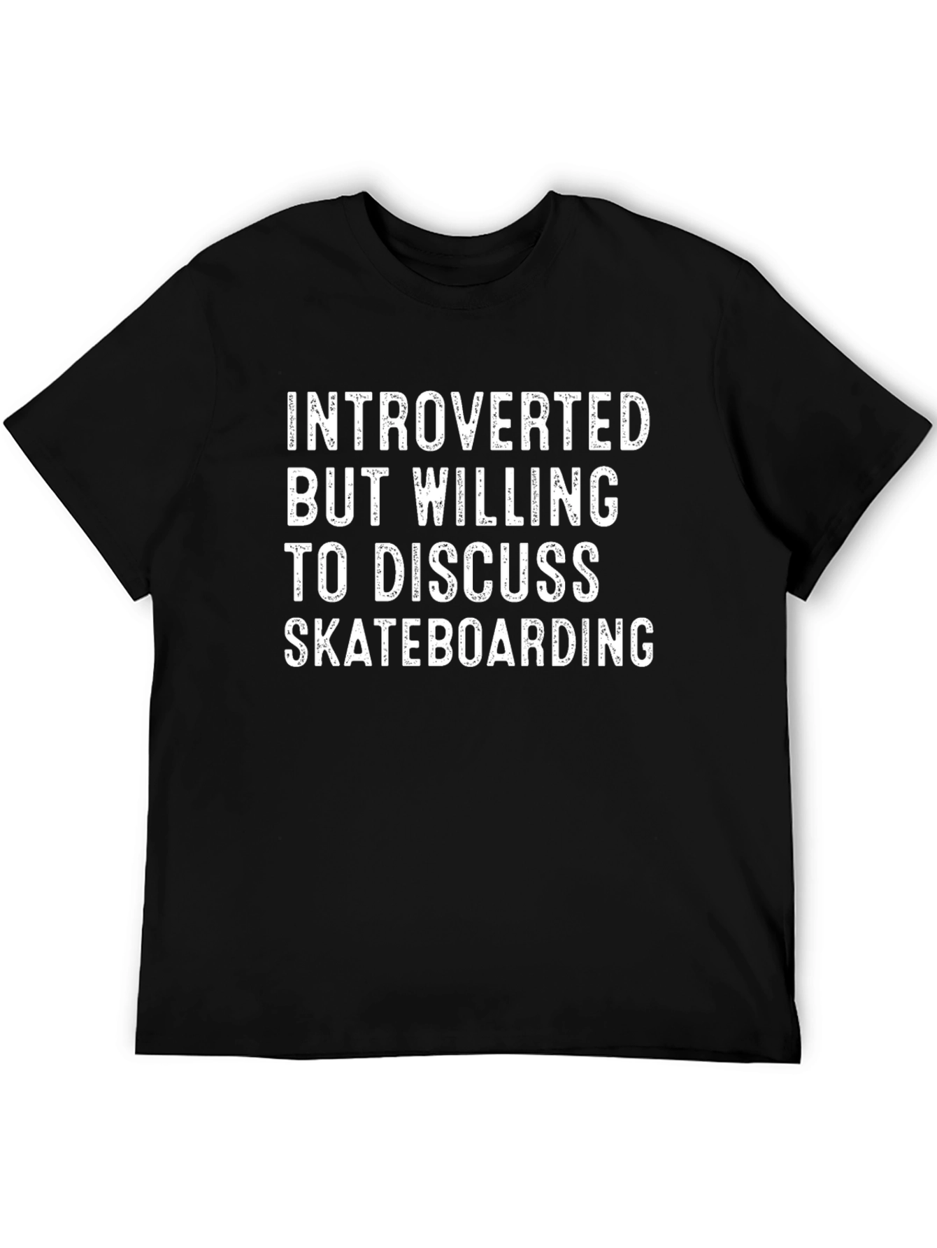 Introverted Skateboard T-Shirt - Cool Graphic Tee