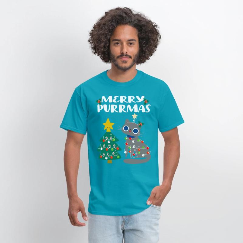 Merry Purrmas - For Christmas Holiday Cat Lovers