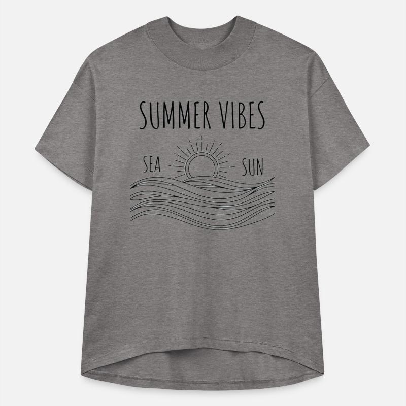 Minimalist Summer Sea Sun Illustration
