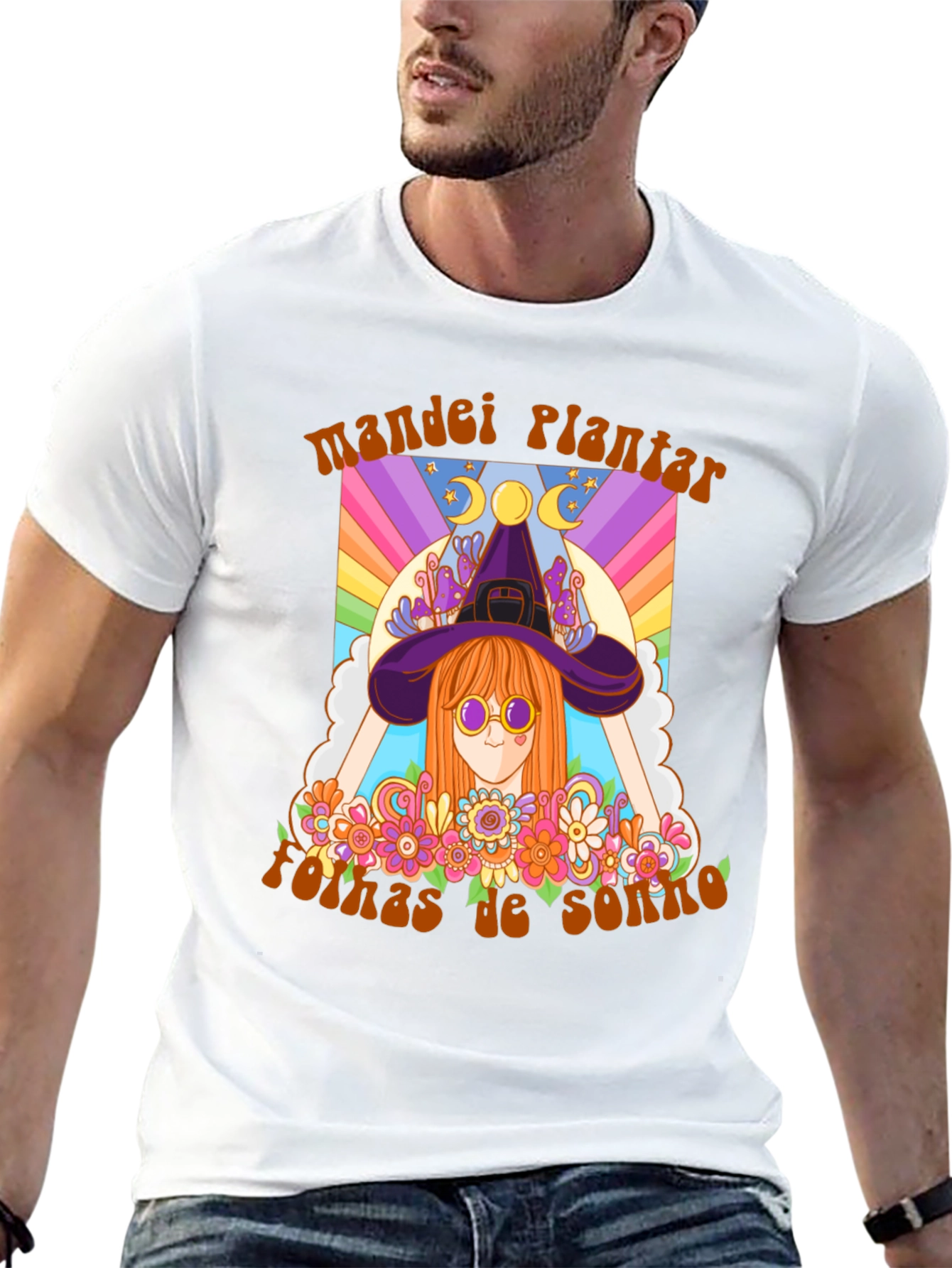 Psychedelic Witch Graphic Tee