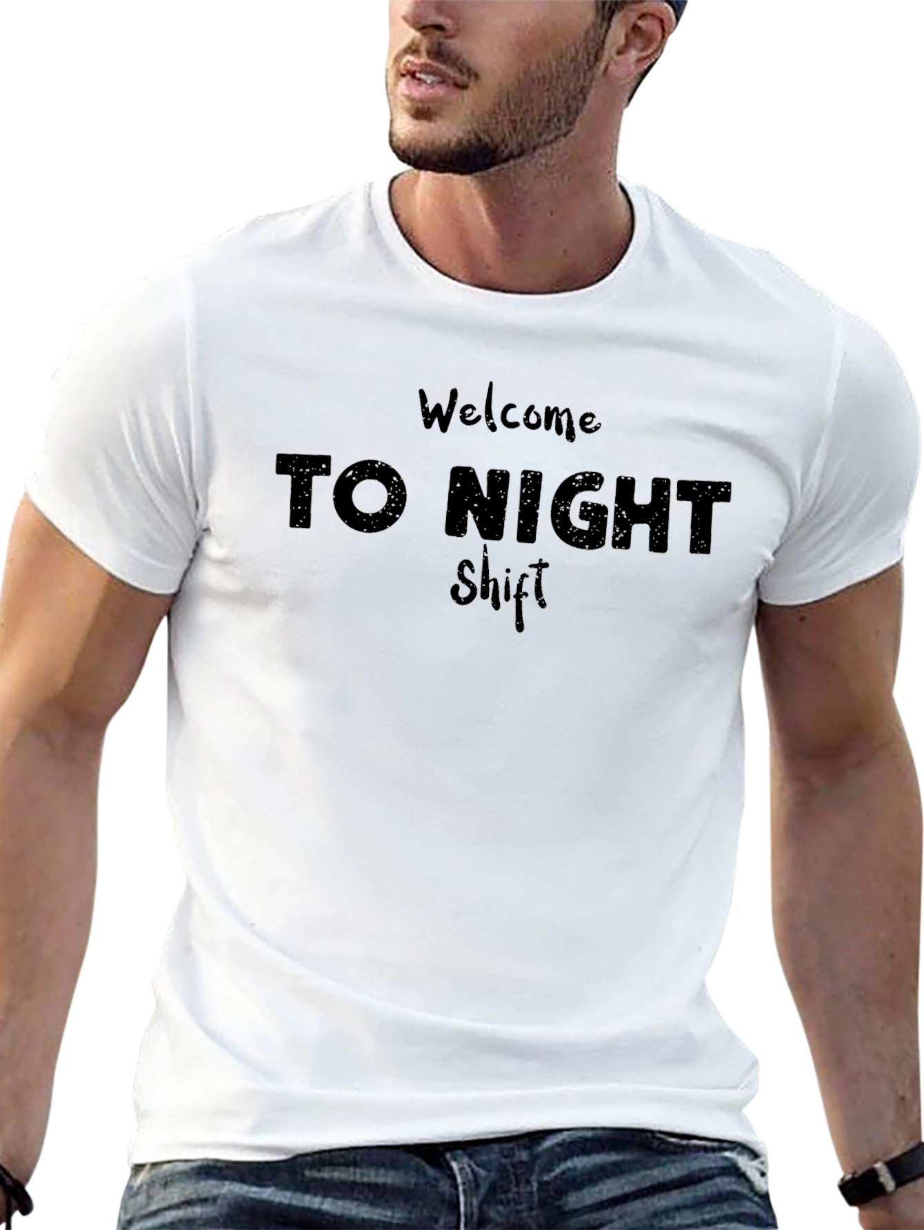 Welcome to Night Shift Graphic Tee