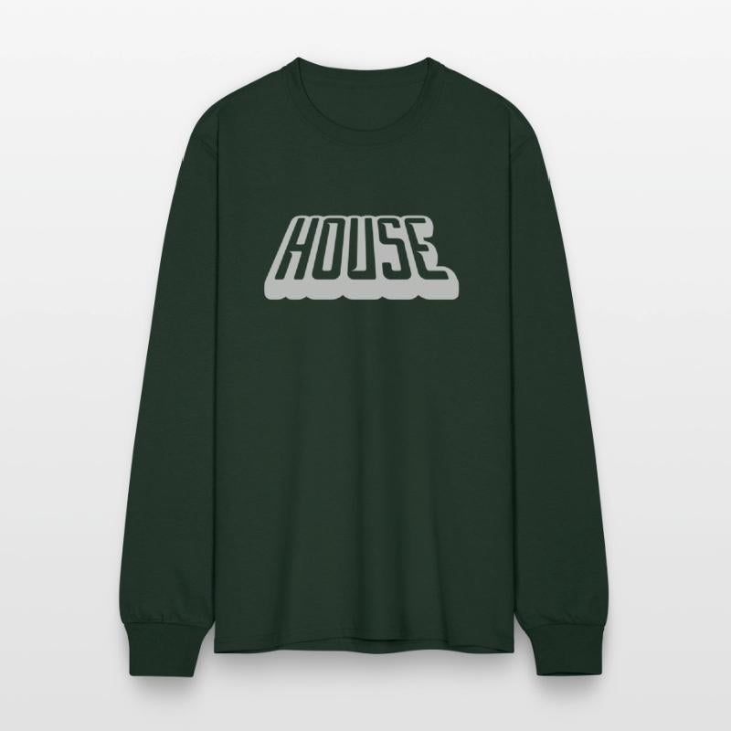 music house lettering logo