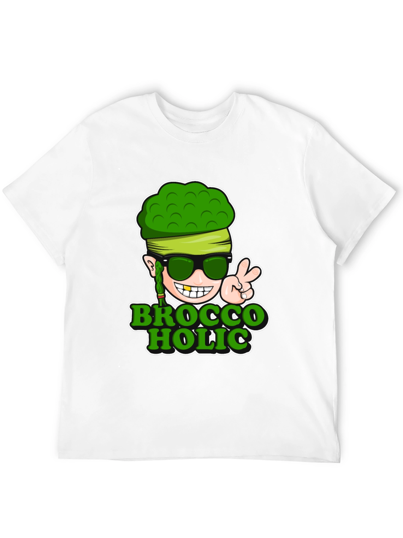 Broccoholic T-Shirt - Funny Broccoli Lover Tee