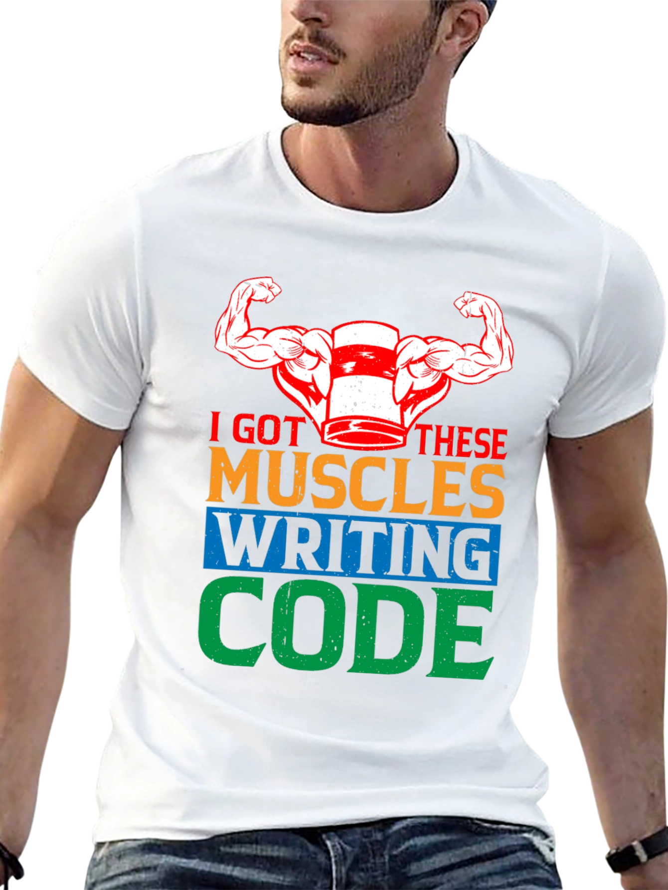 I Got These Muscles Writing Code T-Shirt