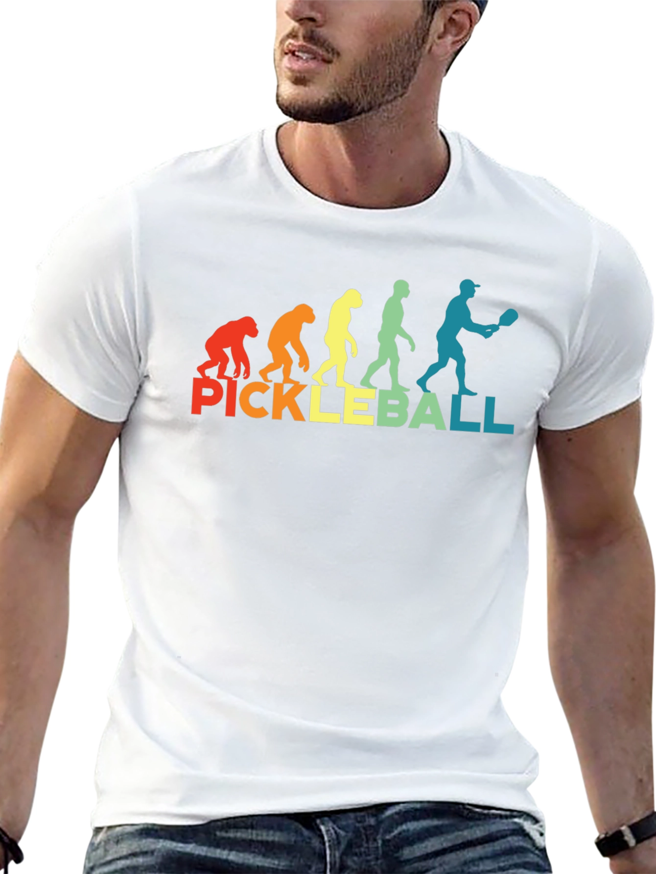 Pickleball Evolution T-Shirt - Funny Sports Tee