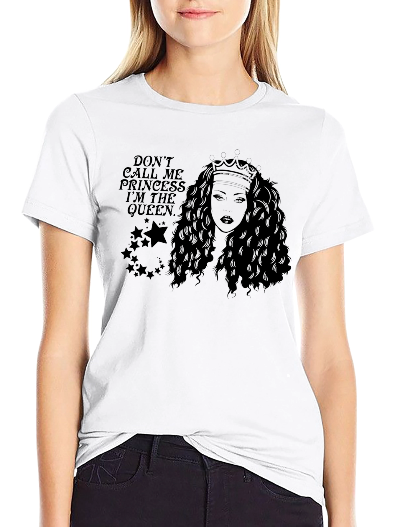 Queen Graphic T-Shirt - Black - Unisex