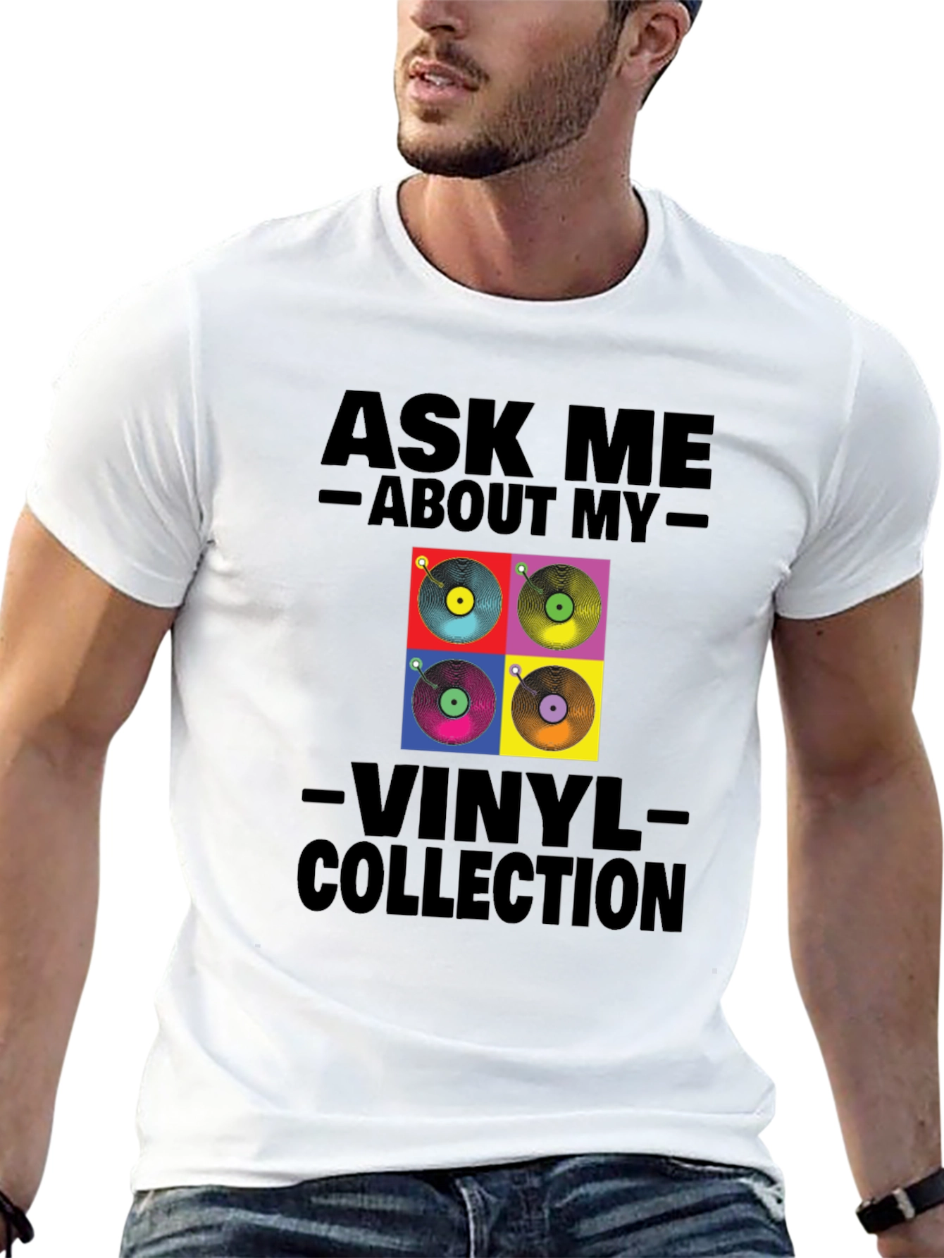 Ask Me About My Vinyl Collection T-Shirt