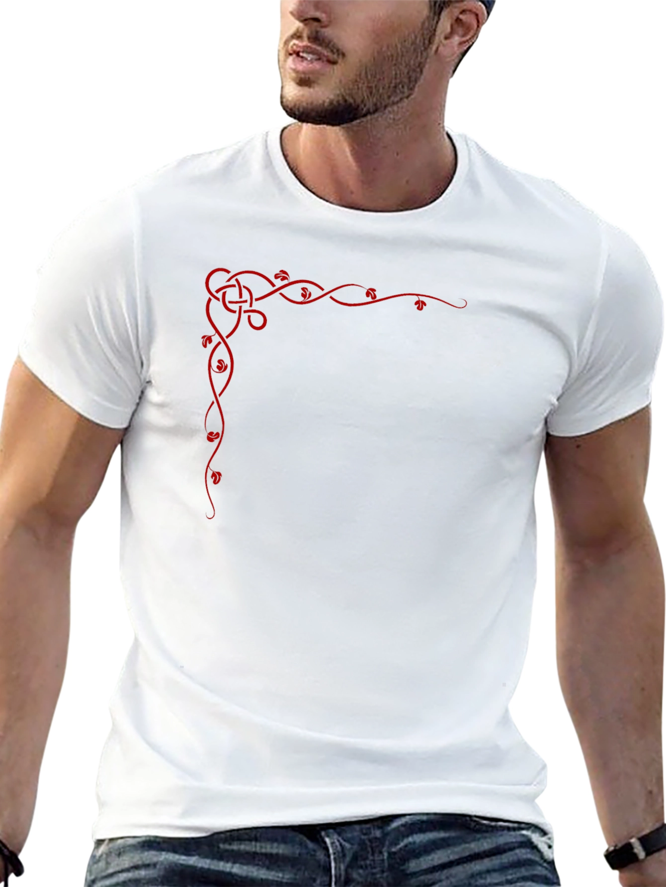 Celtic Knot Graphic Tee - Black