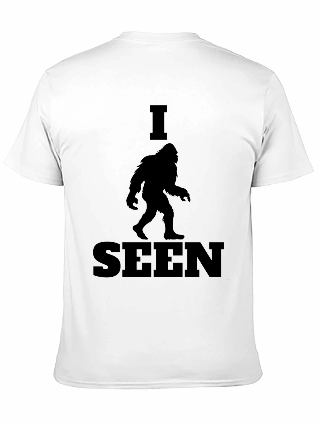 I Seen Bigfoot T-Shirt - Black Graphic Tee