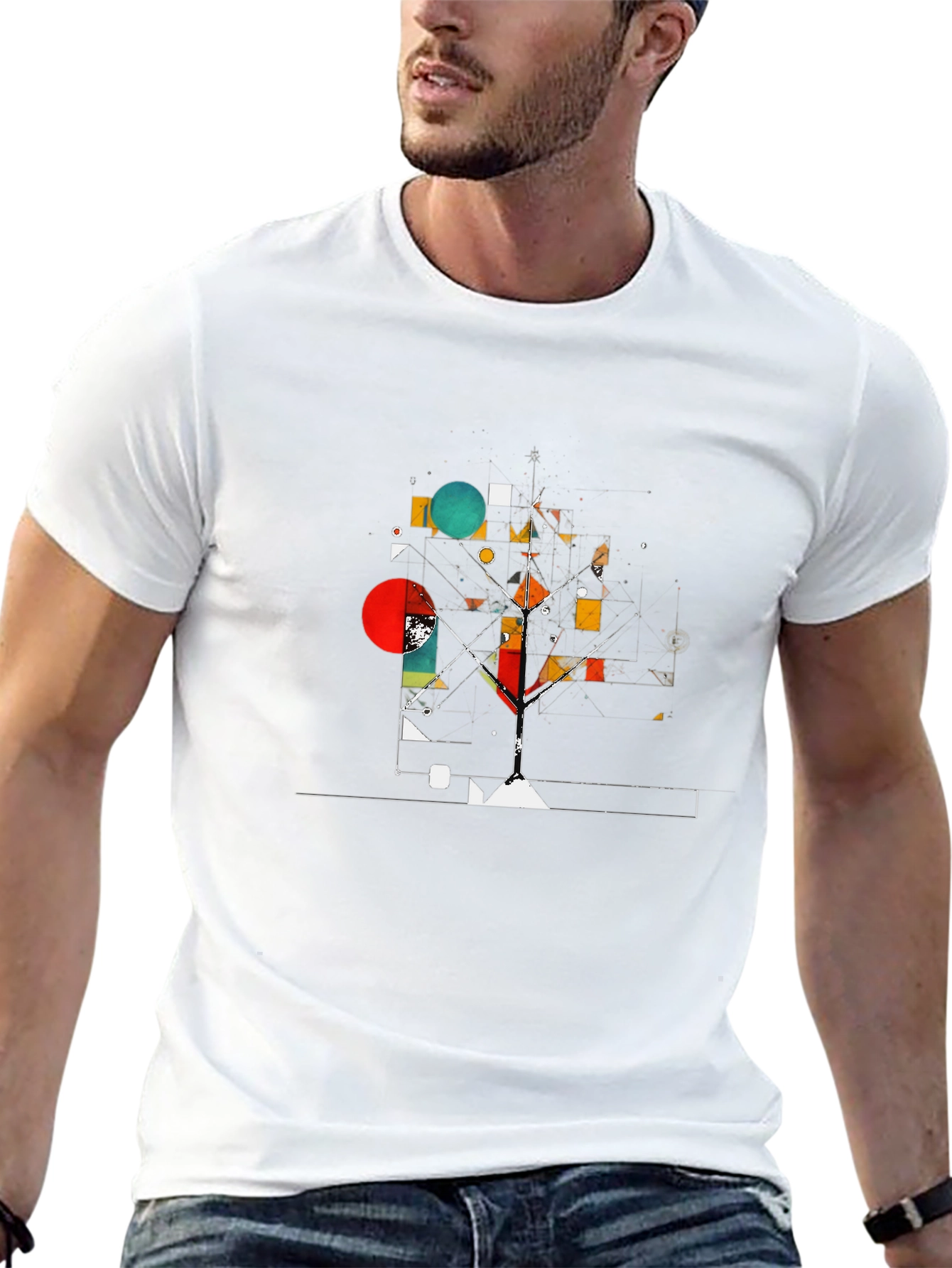 Abstract Geometric Art Tee