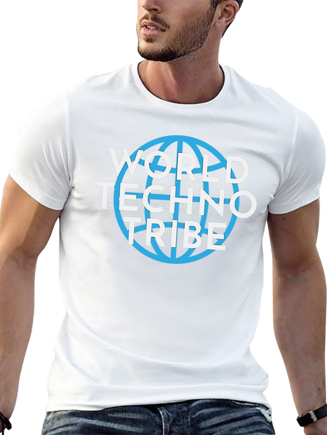 World Techno Tribe Black T-Shirt