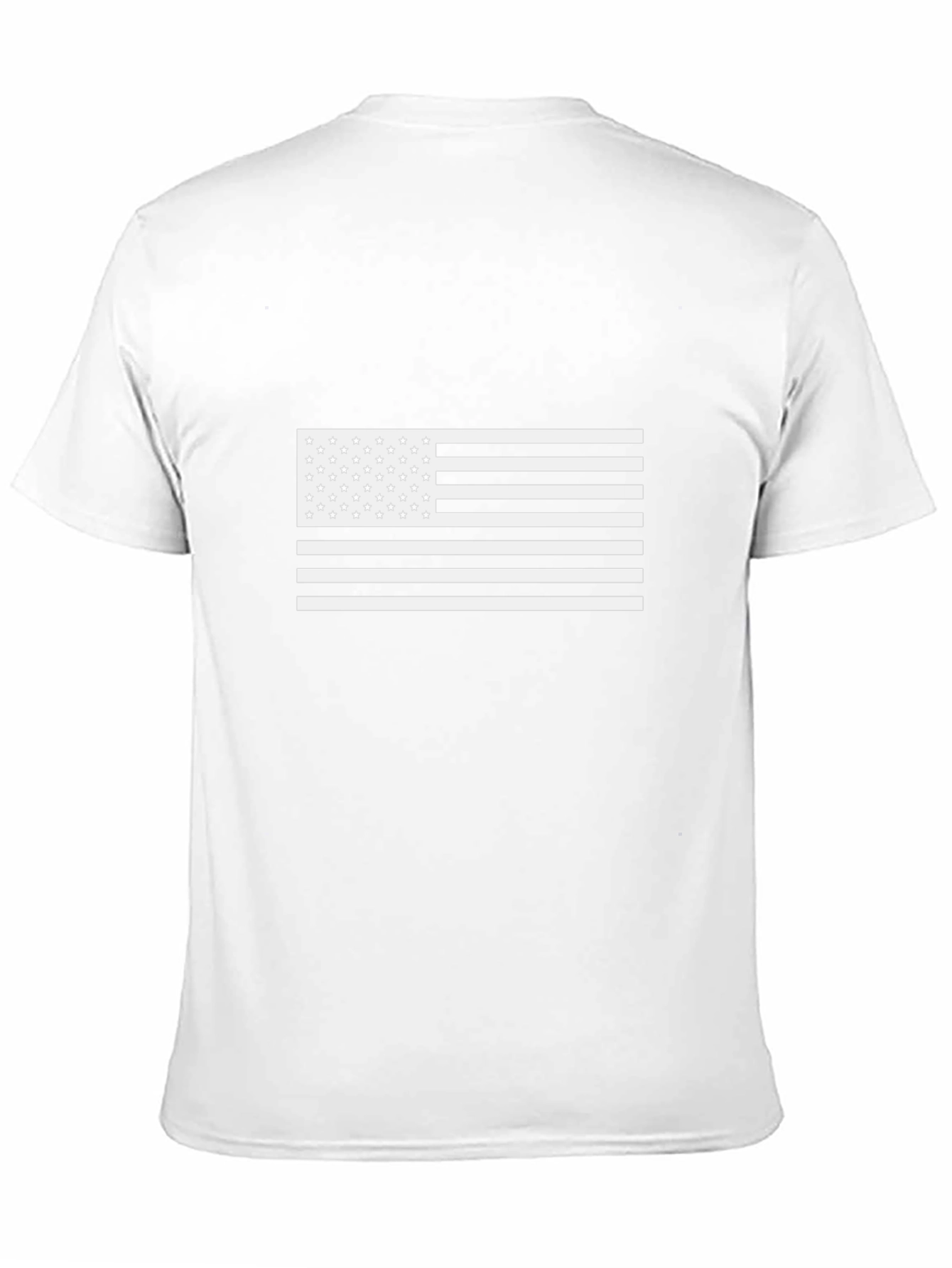 American Flag Graphic Black T-Shirt
