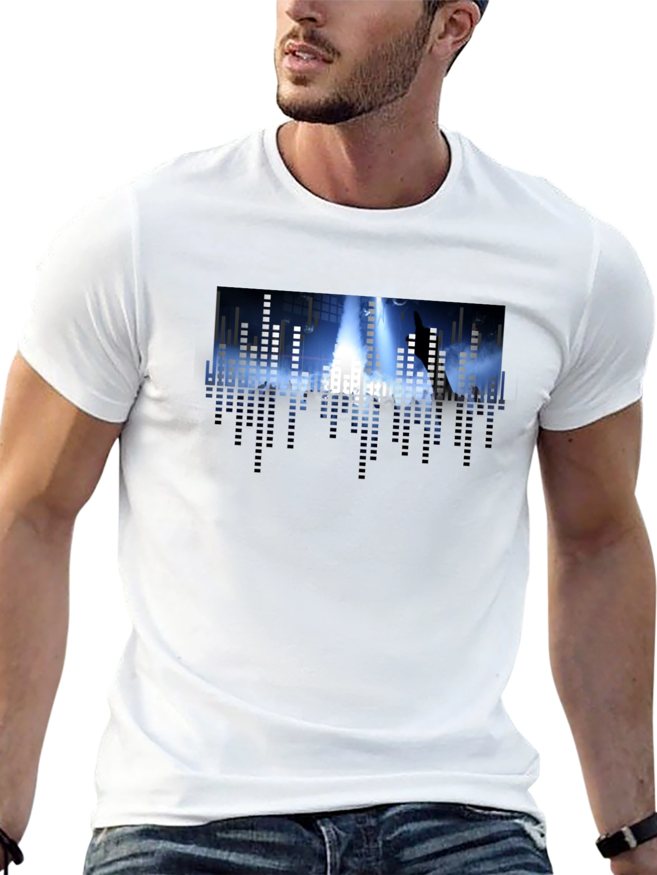 Sound Reactive LED Equalizer T-Shirt