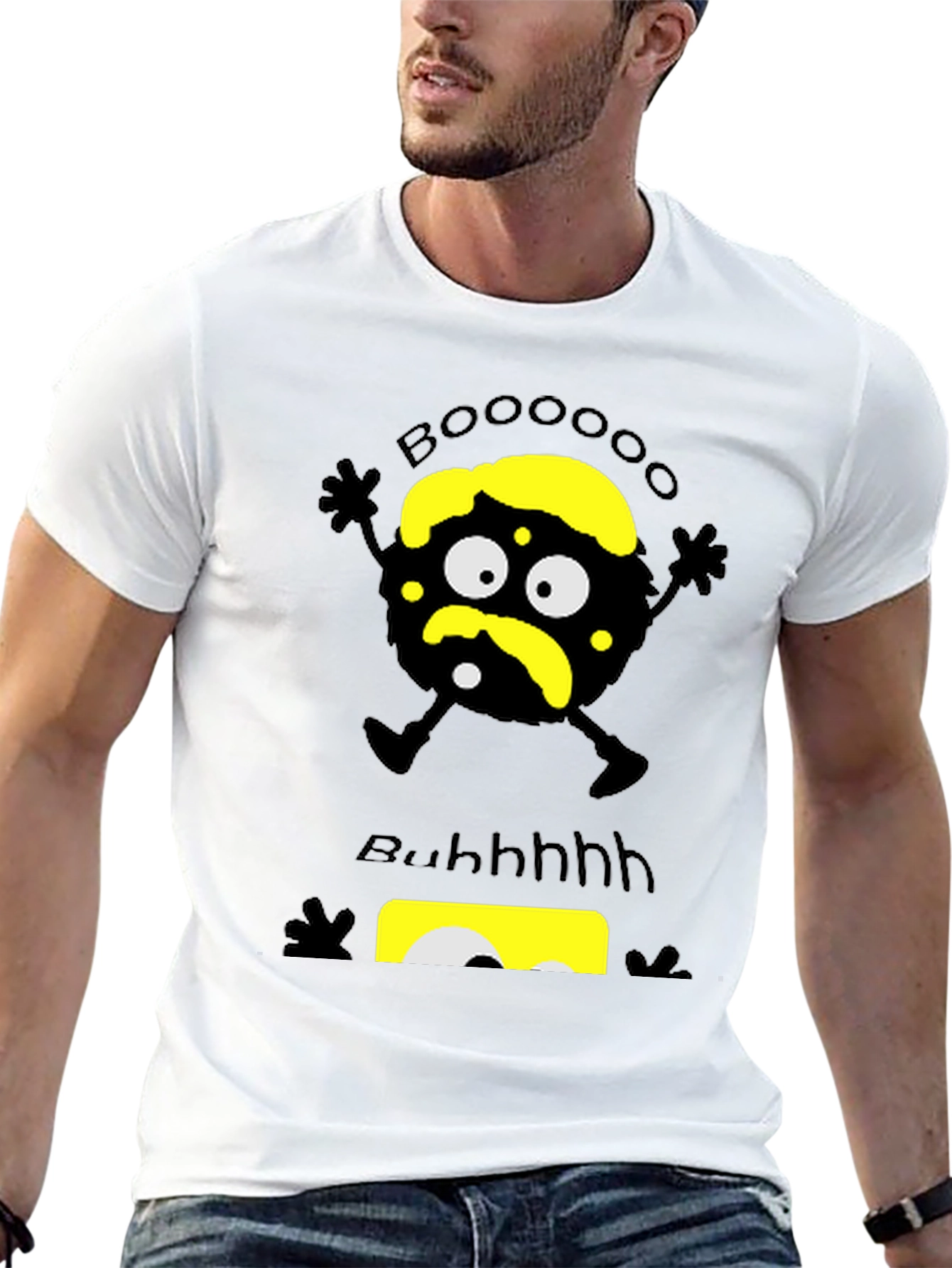 Boo! Spooky Graphic Print T-Shirt