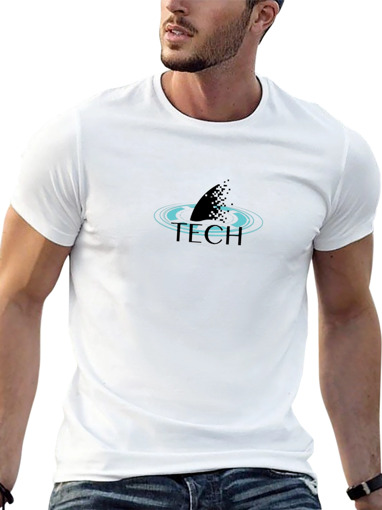 Tech Shark Black T-Shirt