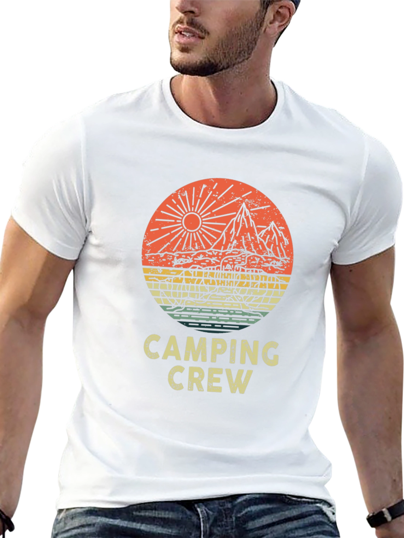 Camping Crew Graphic Tee - Adventure Awaits!