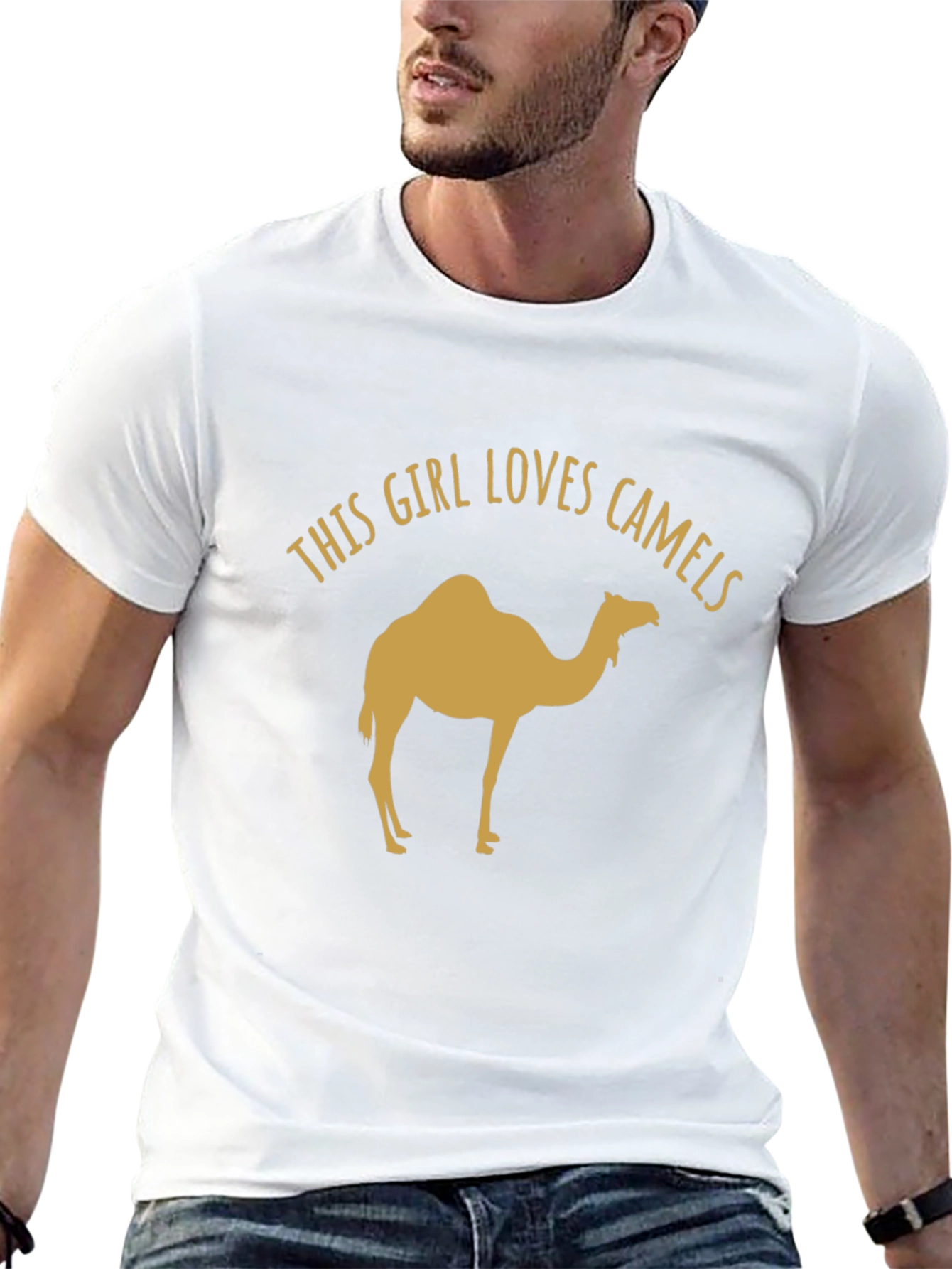 This Girl Loves Camels Black T-Shirt
