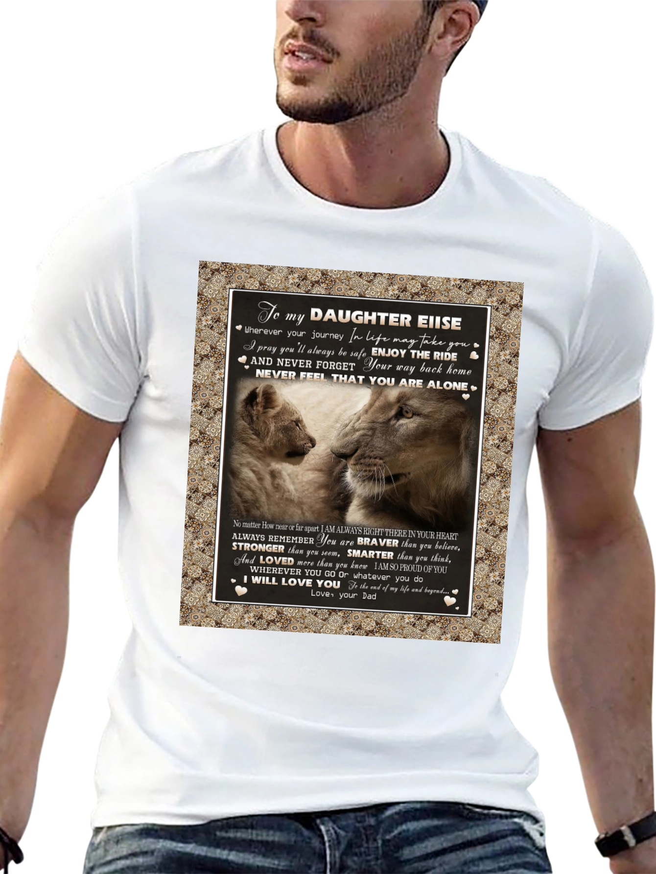 Lion To My Daughter EIIS T-Shirt