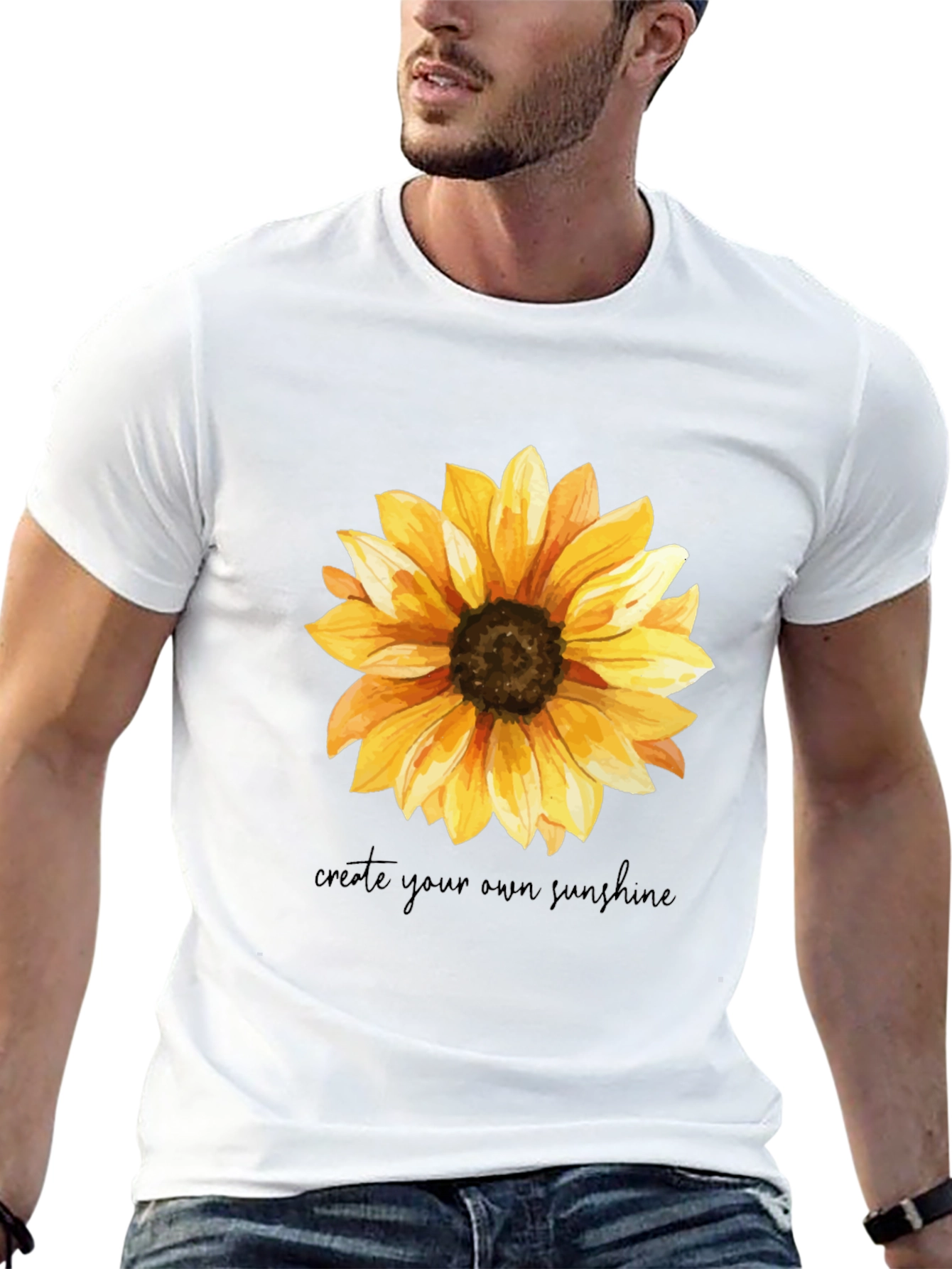 Sunflower Graphic Tee - Create Your Own Sunshine