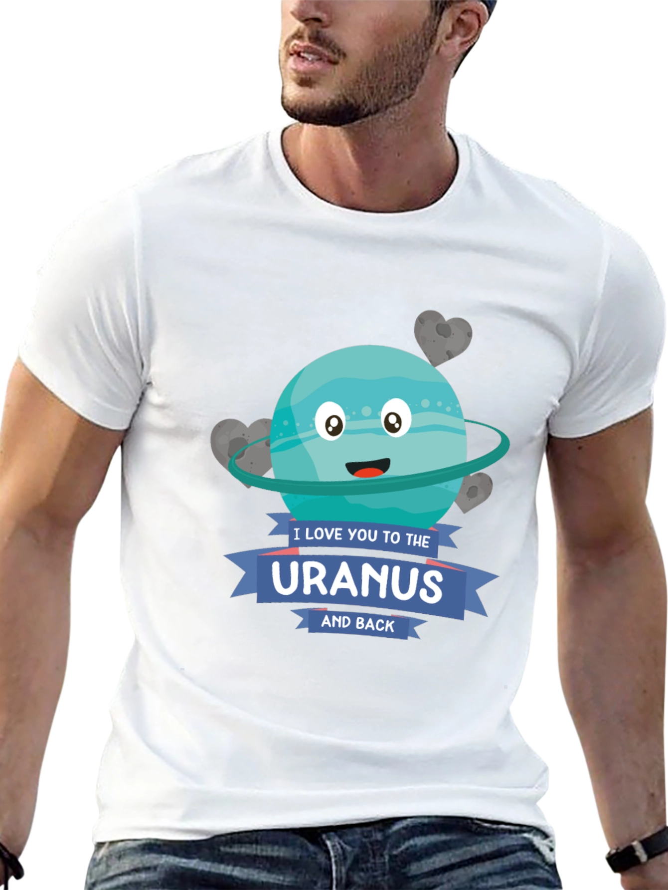 I Love You to Uranus Graphic T-Shirt