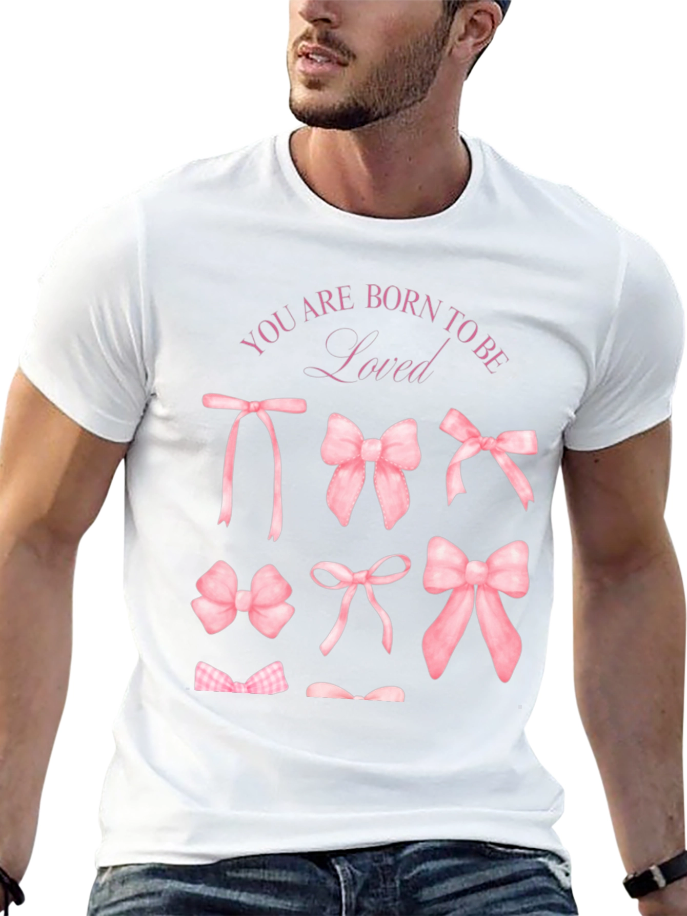 Born to Be Loved Bow T-Shirt