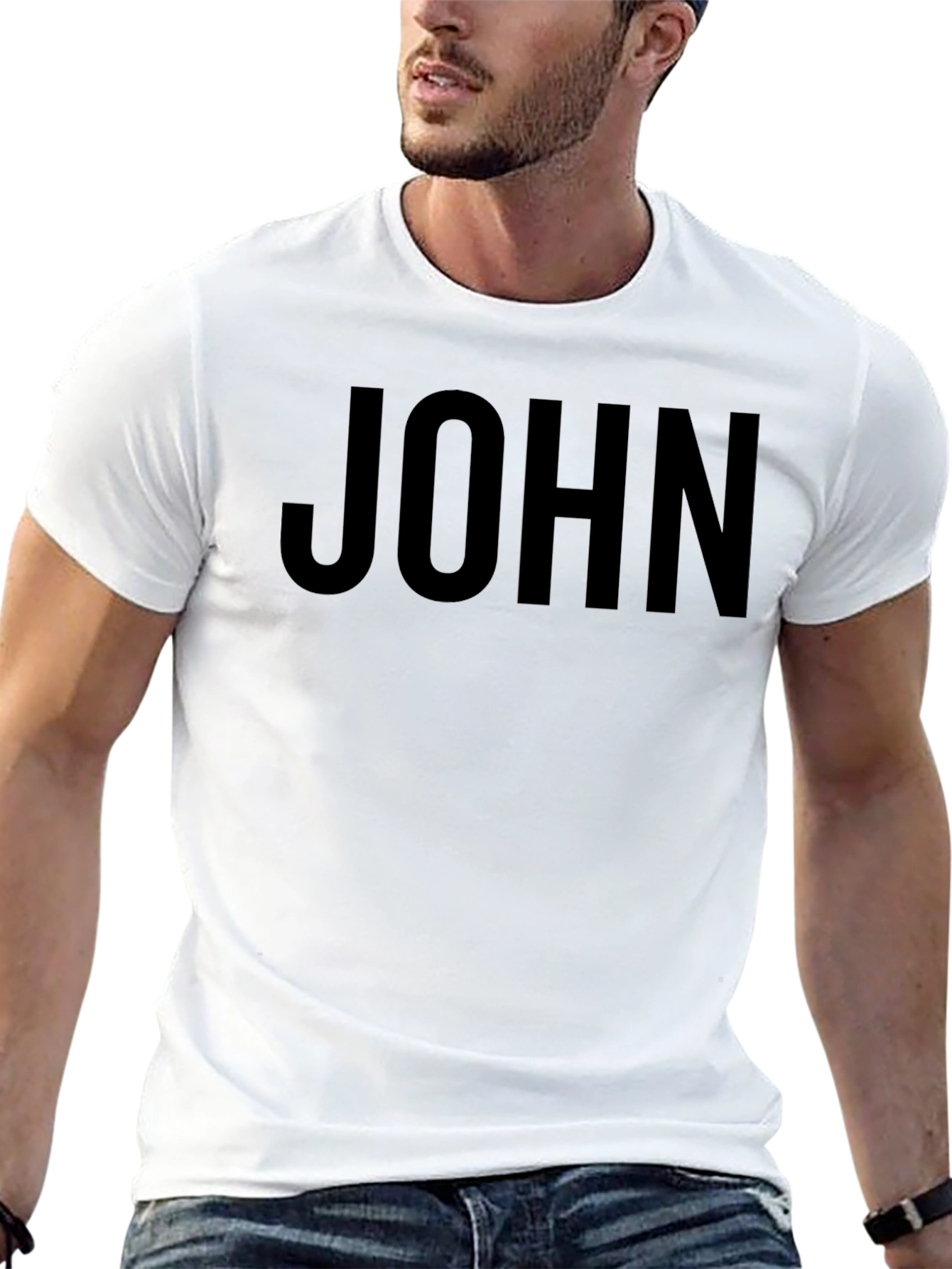 Mens JOHN Black T-Shirt