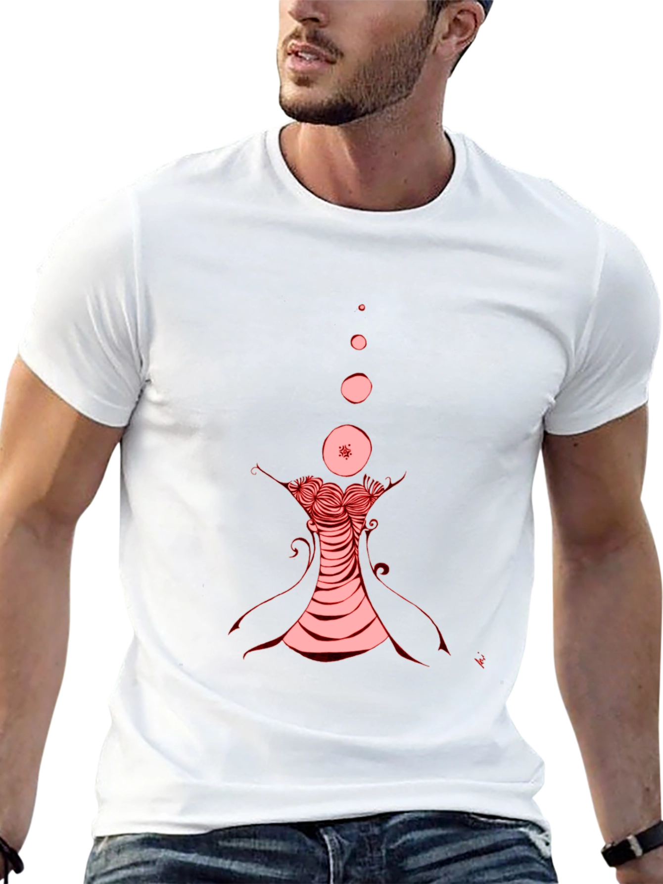 Abstract Art Graphic Tee - Unique Design
