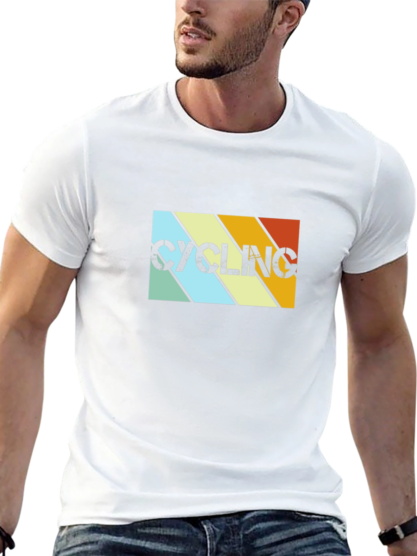 Retro Cycling Graphic T-Shirt