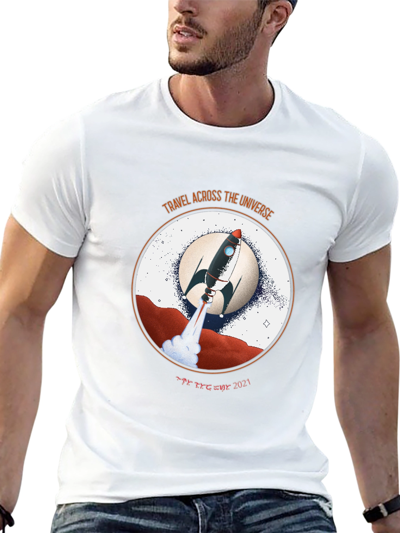 Travel Across The Universe Graphic T-Shirt
