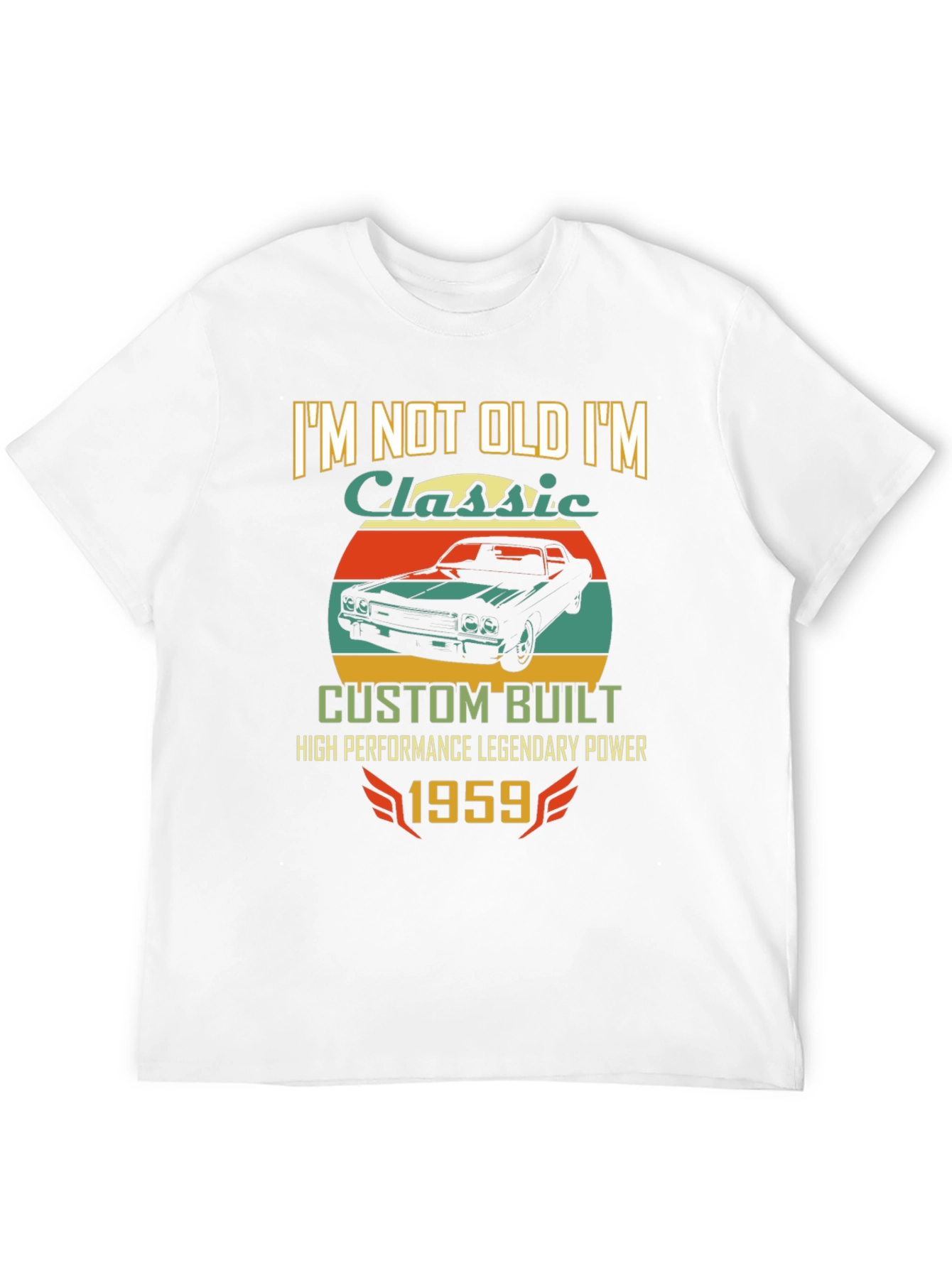 Classic Car 1959 T-Shirt - Custom Built