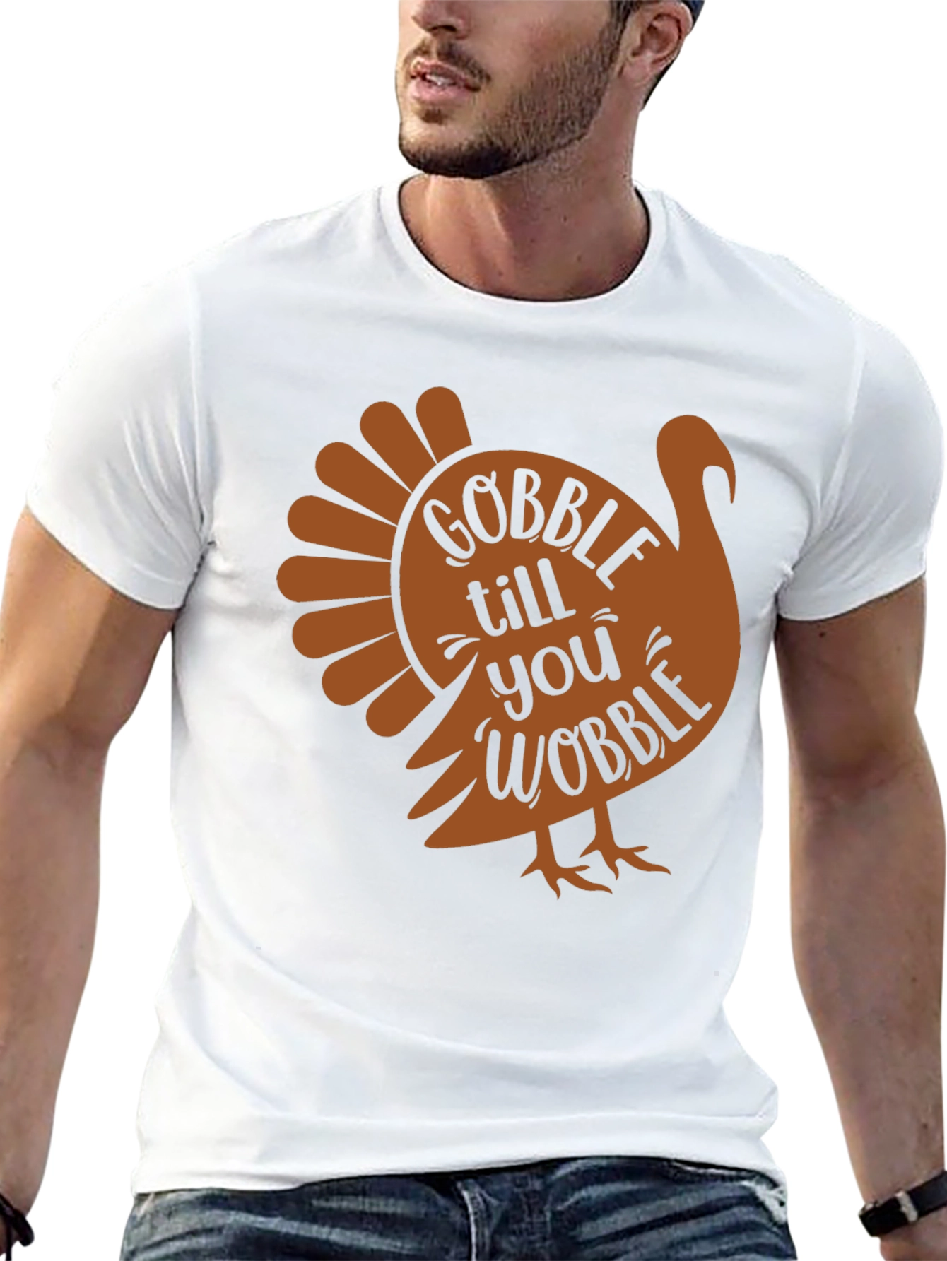 Gobble Till You Wobble Thanksgiving Tee