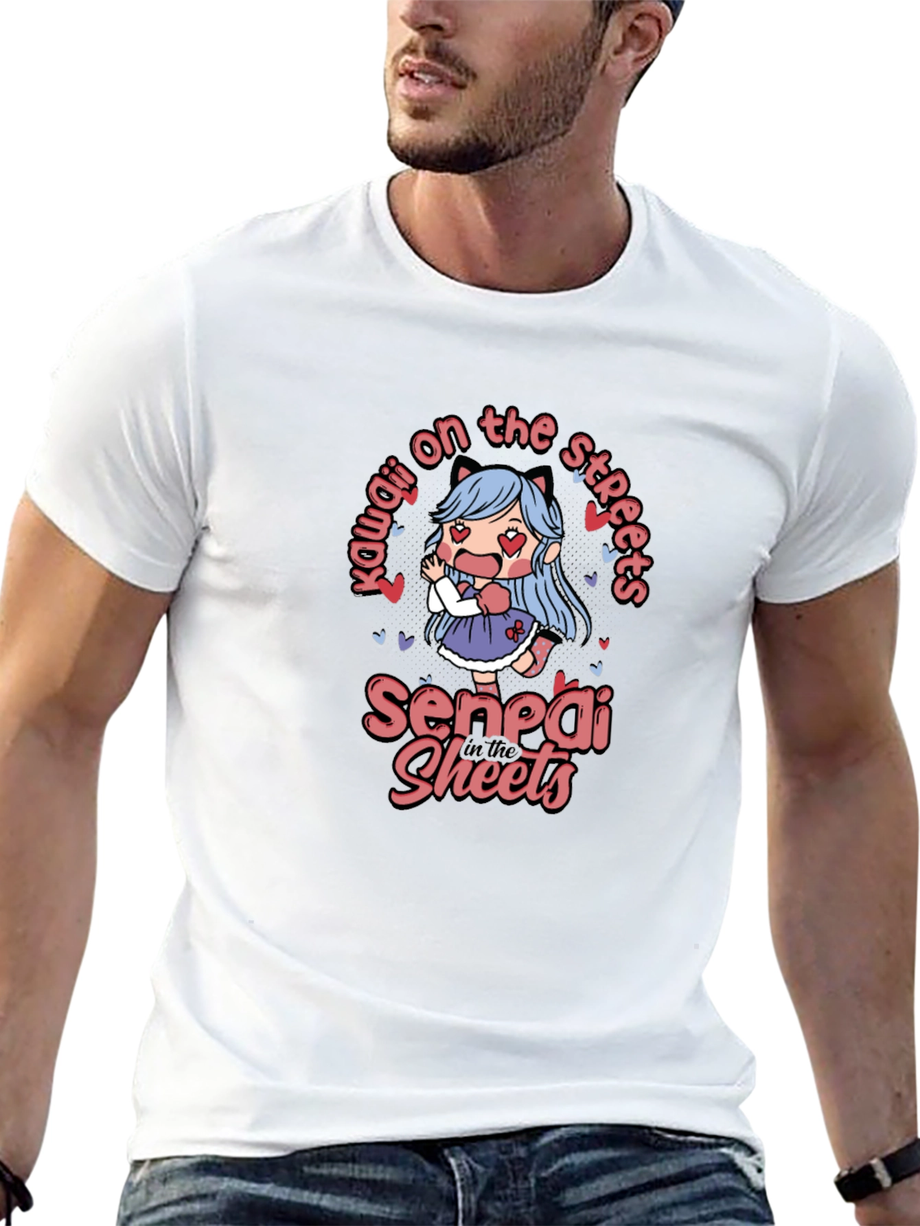 Kawaii Anime Graphic T-Shirt