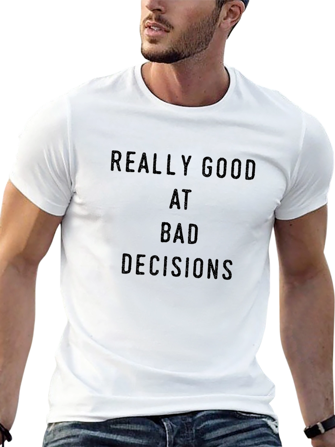 Funny Bad Decisions T-Shirt - Black Tee