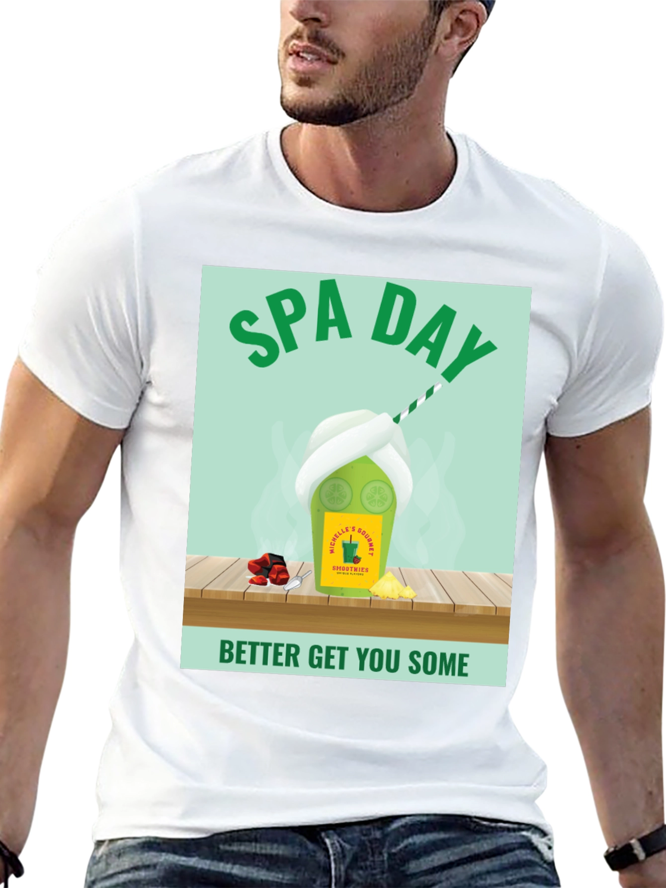 Spa Day Smoothie T-Shirt - Relaxation and Refreshment