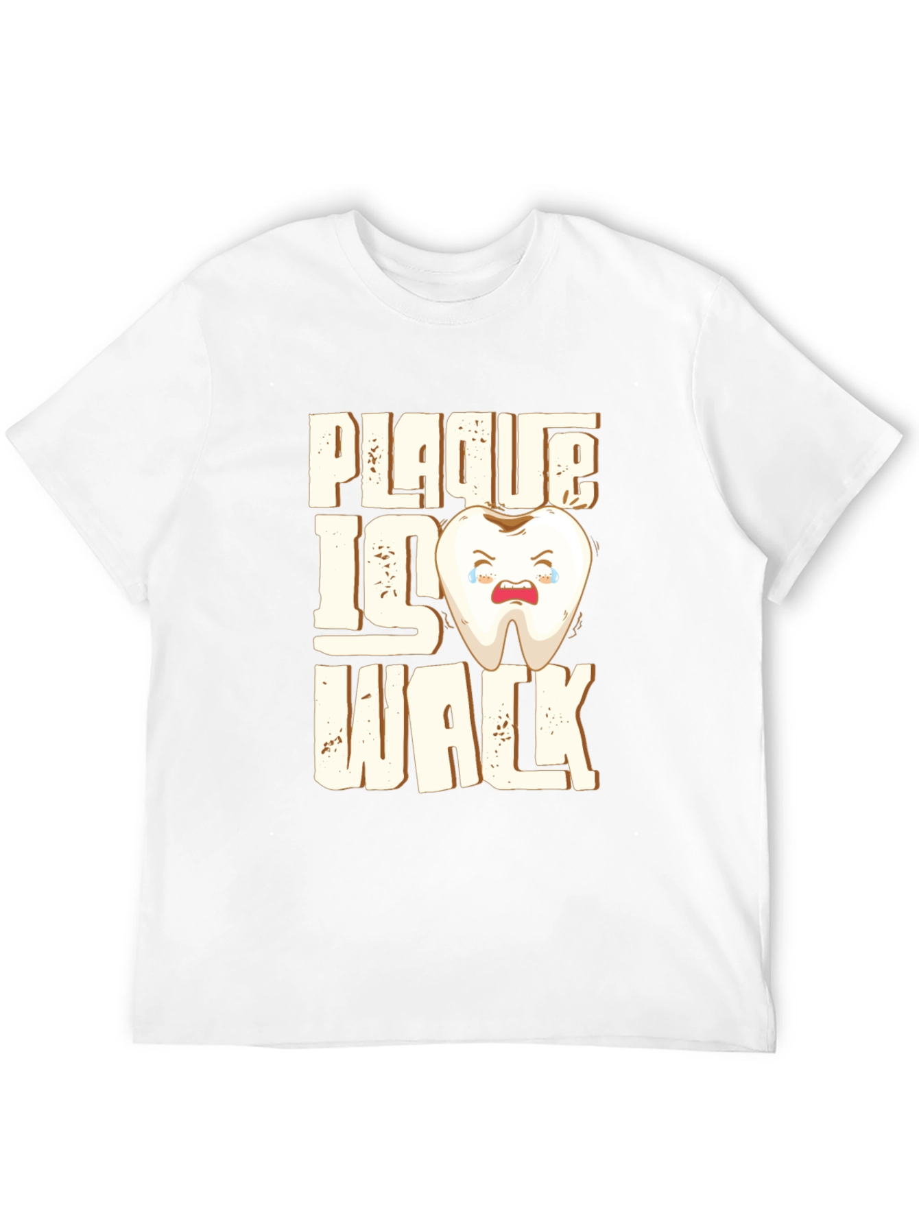 Plaque Is Wack Funny Tooth T-Shirt