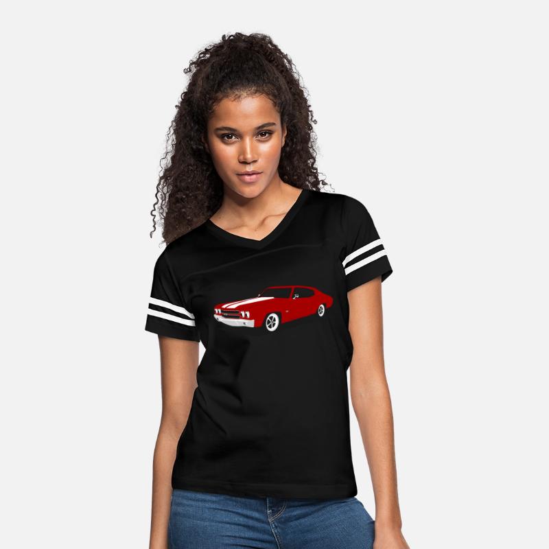 red Chevelle vintage american muscle car