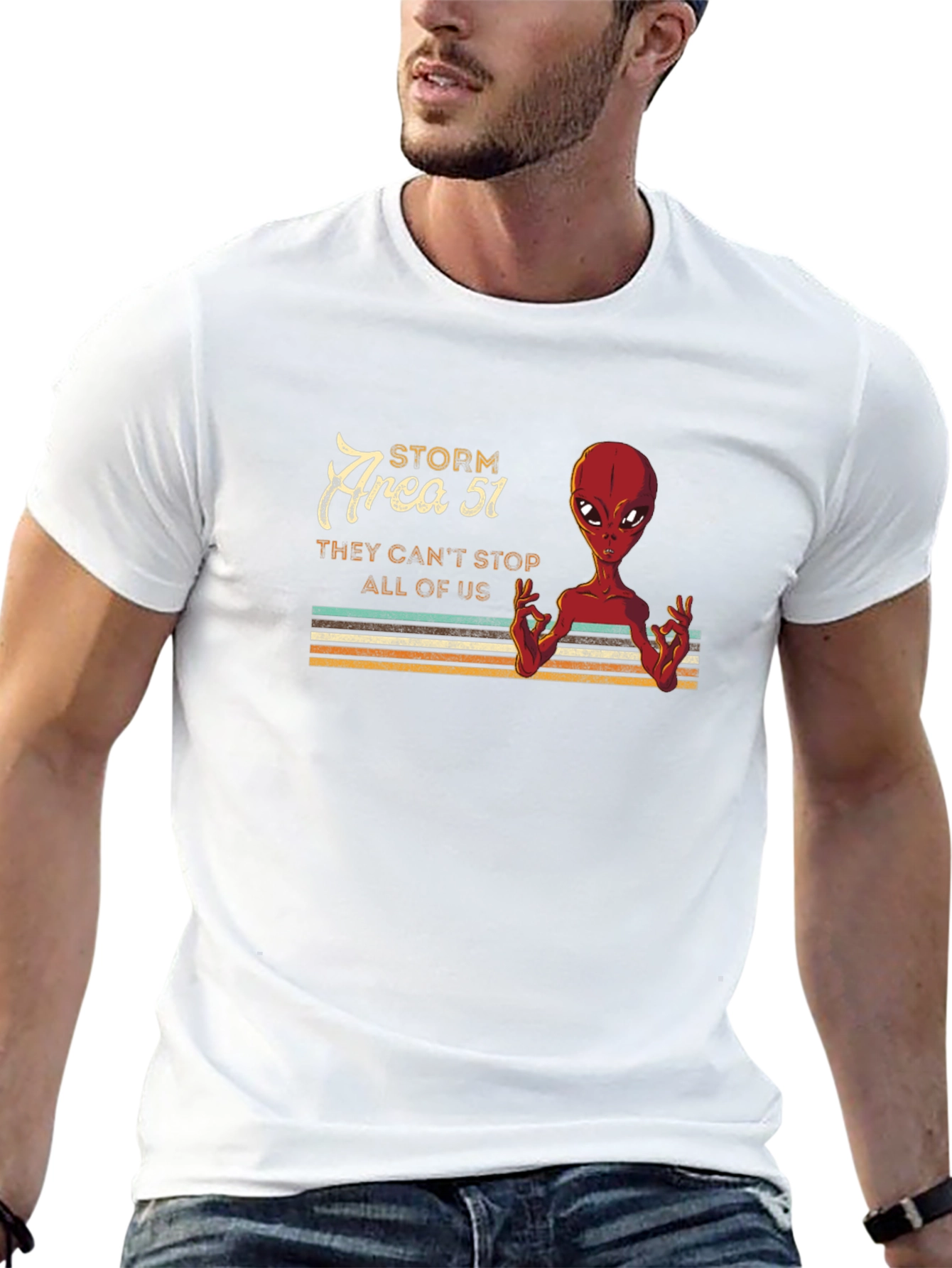 Storm Area 51 Alien Graphic T-Shirt