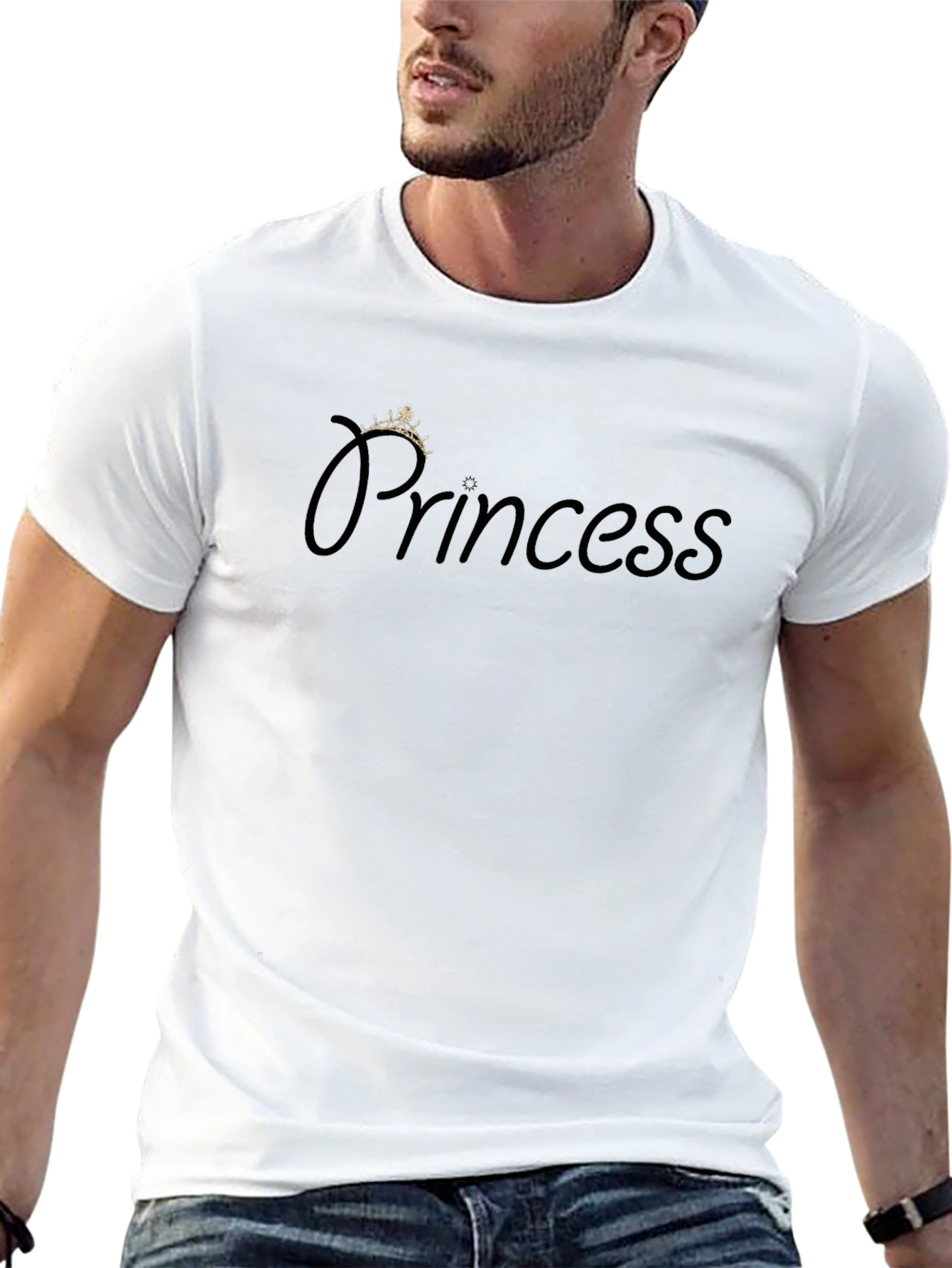 Princess Crown Graphic Tee - Black T-Shirt