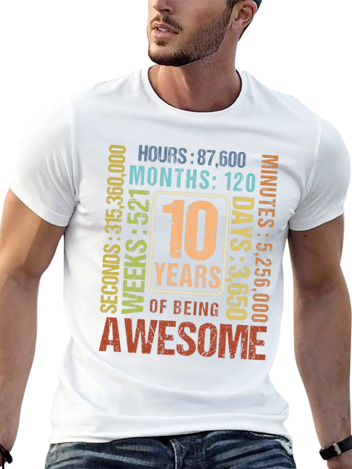 10 Years of Being Awesome T-Shirt