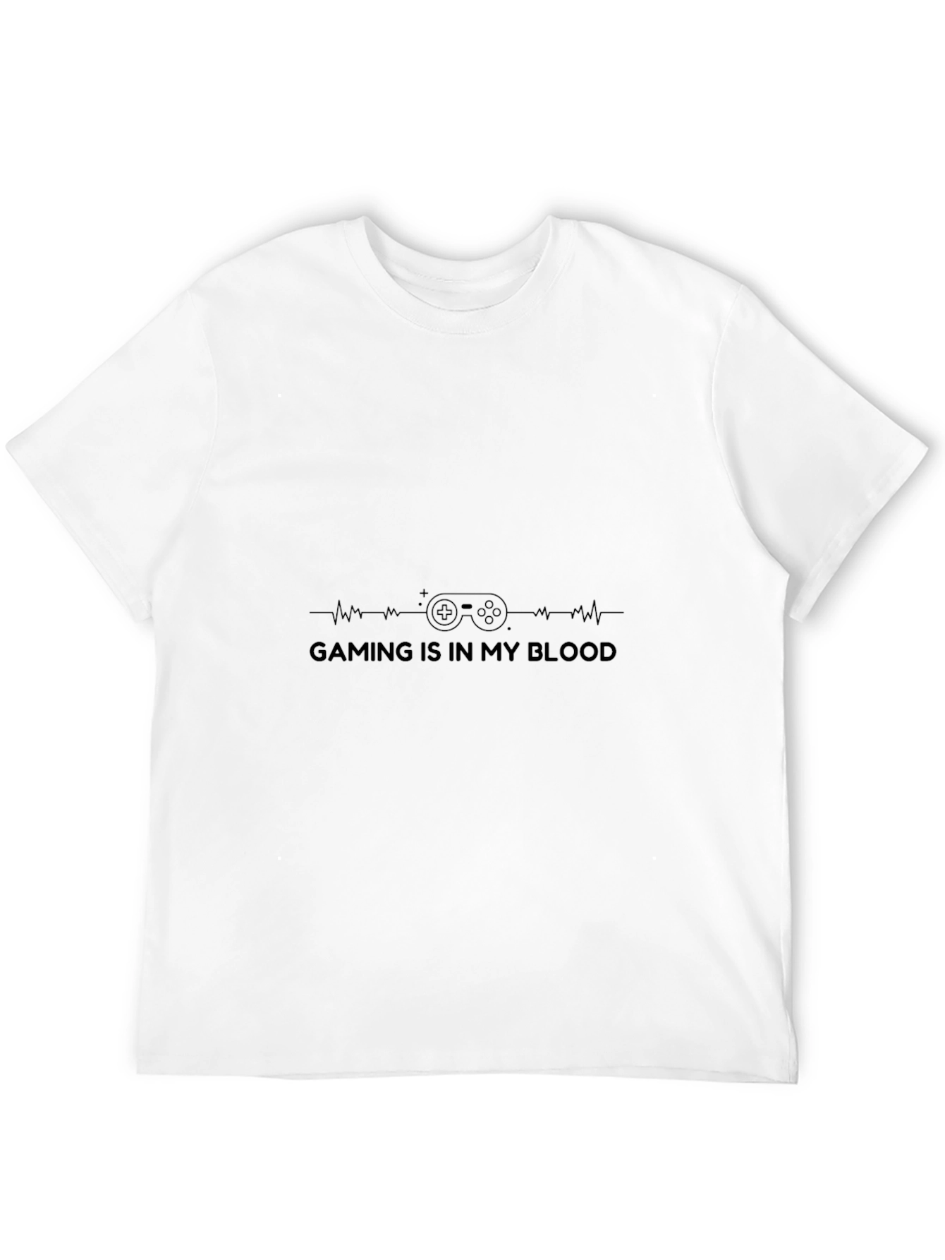 Gaming Is In My Blood Black T-Shirt