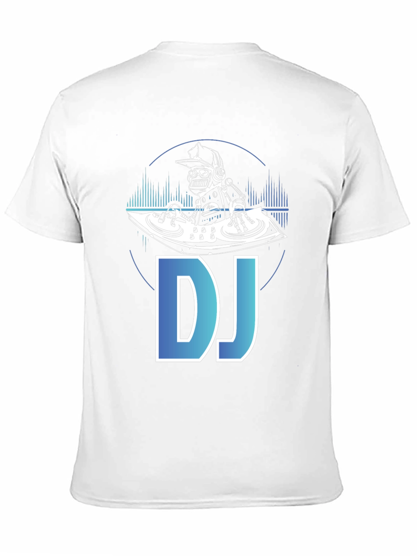 DJ Robot Graphic T-Shirt - Black